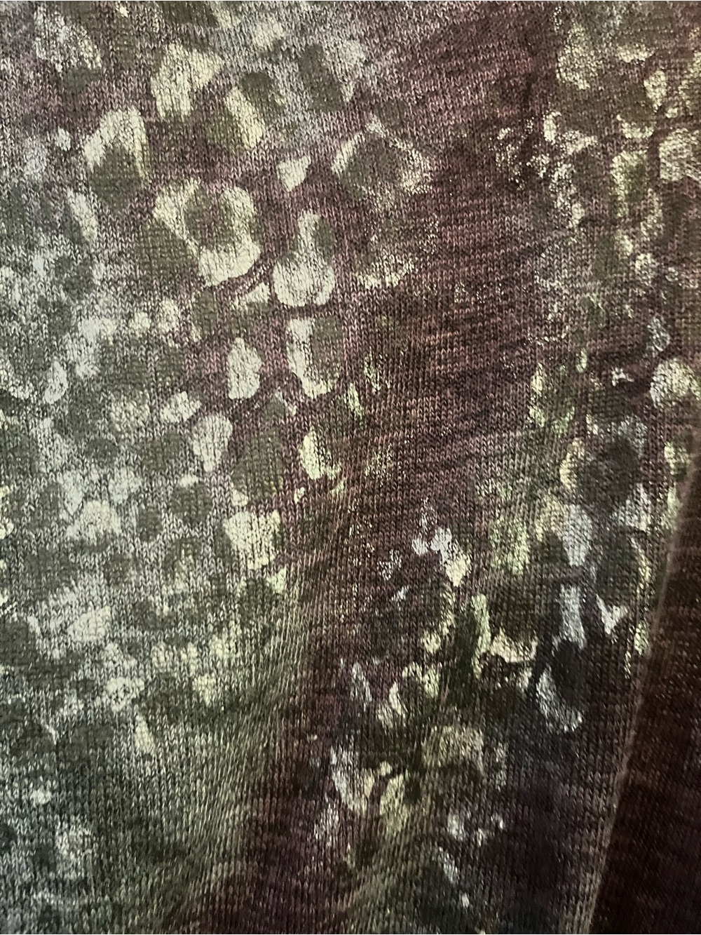 Chico's Women's Gray Patterned Open Cardigan Jacket size 2 - Picture 2 of 5